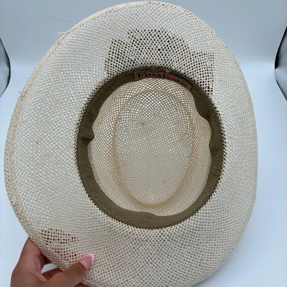 Pelican Hill Golf Club Straw Hat Ribbon Flower Accent Resort Style‎